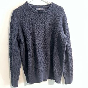 J Crew cable knit sweater